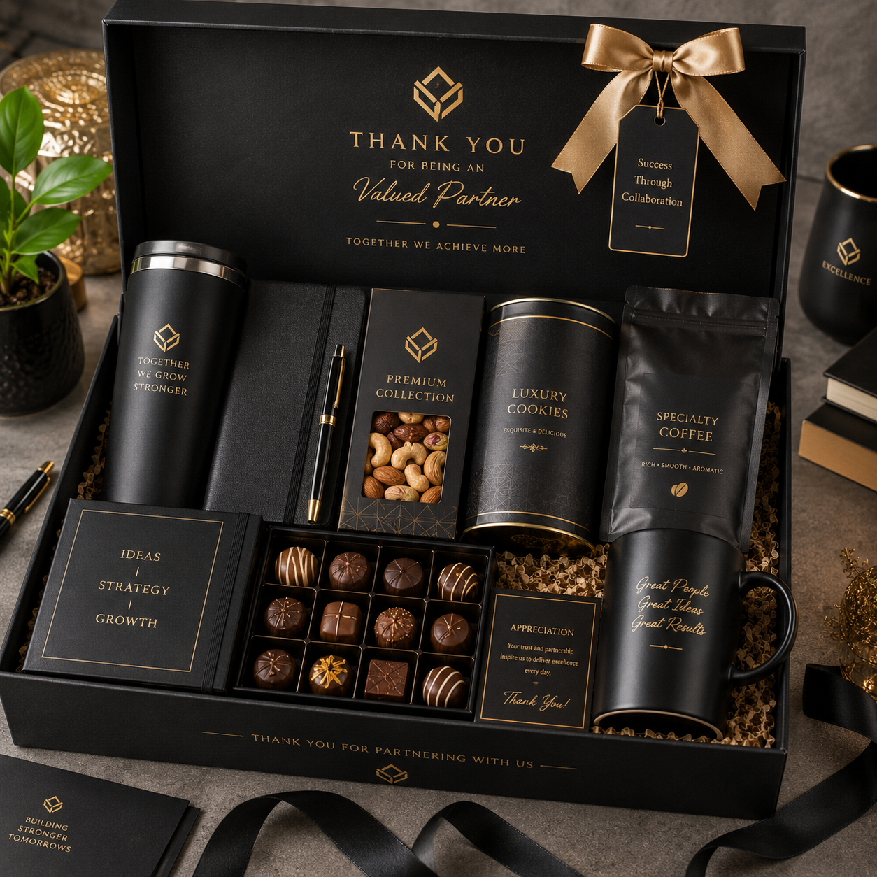 Premium corporate gift hamper