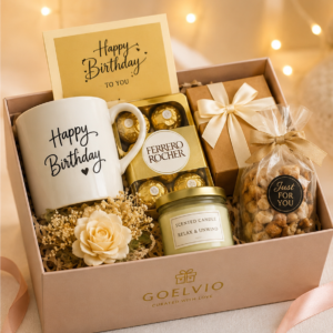 Birthday gift hamper by Goelvio