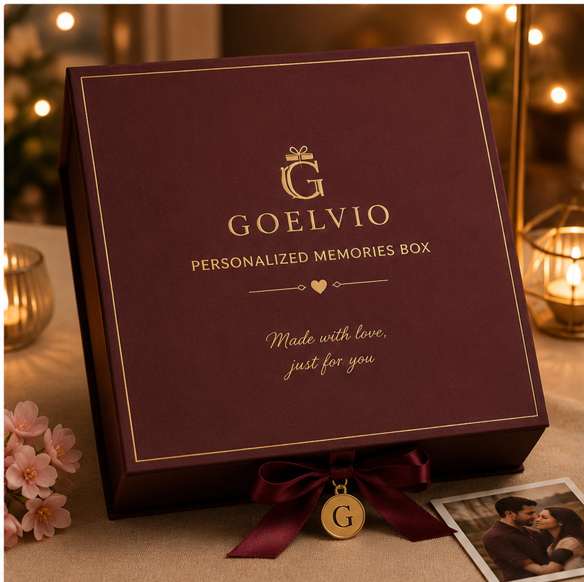 Goelvio Personalized Memories Box premium gift