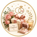 gift ring candle flowers